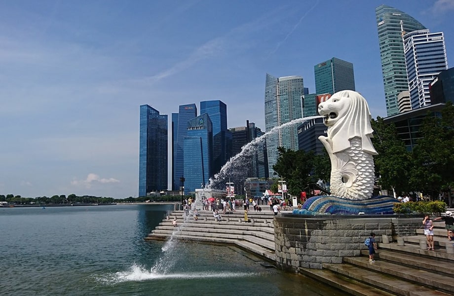 シンガポールの象徴がある「マーライオンパーク」